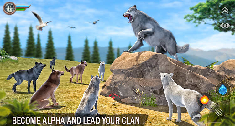 Wolf Simulator: Wolf Games by Tap 2 Simulate - Wild Animals Simulators -  (Android Games) — AppAgg