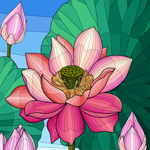  download senior color paint by number qooapp game store