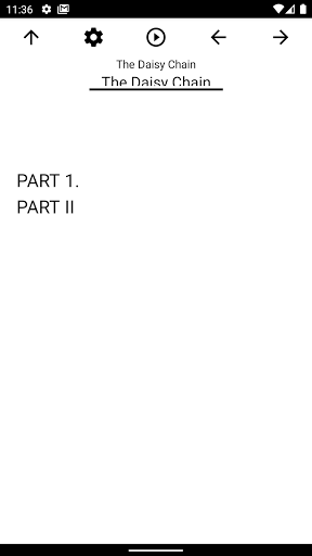 Android application Book, The Daisy Chain screenshort