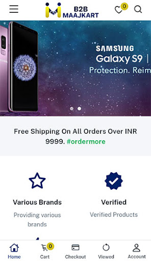 Android application Maajkart B2B screenshort