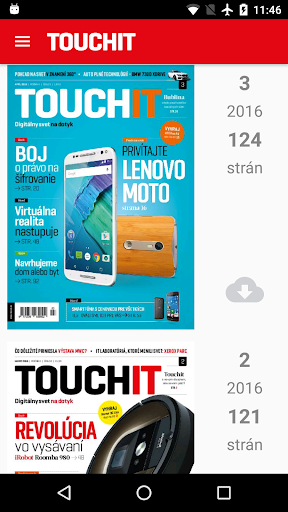 Android application TOUCHIT screenshort