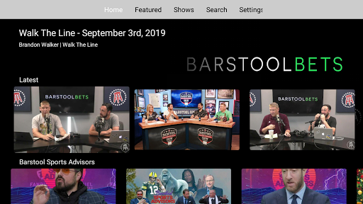 Barstool Bets (Android TV) Screen 3