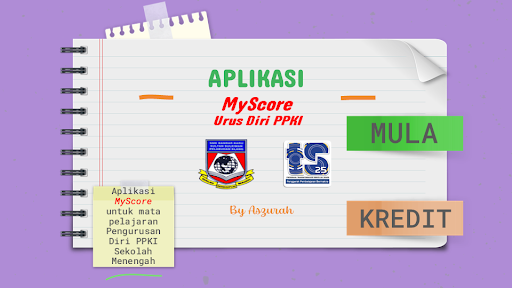 Android application MyScore : Pengurusan Diri screenshort