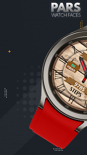 Pars Wooden Analog Watch Face screenshot 7