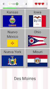 Screenshot 3 50 estados de EE. UU. - Quiz android