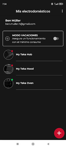 Android application Teka Home screenshort
