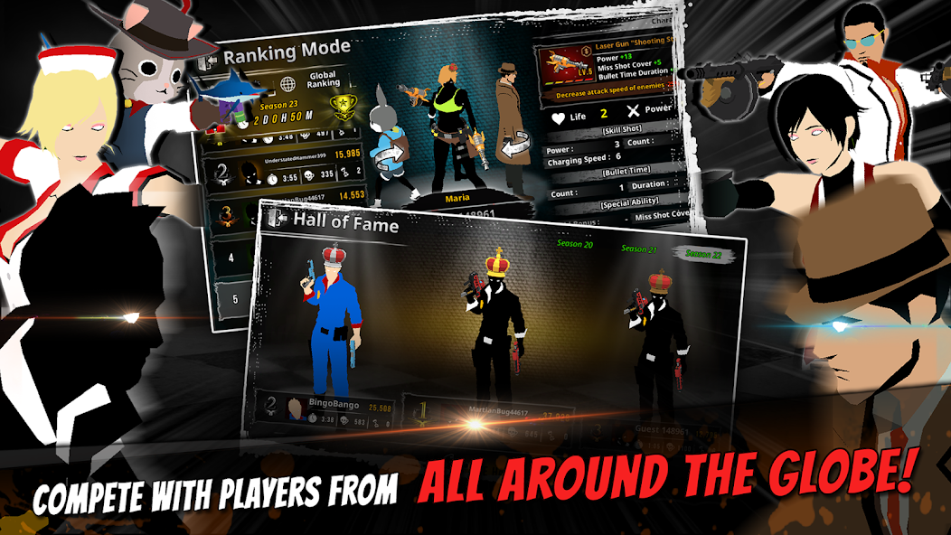 GunStrider: Tap Strike MOD APK screenshot