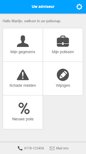 Android application Polismap screenshort