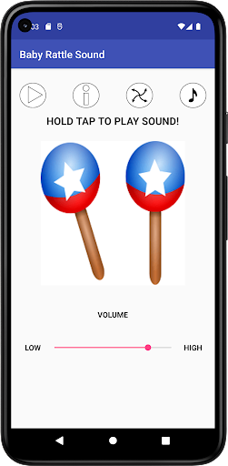 Android application Baby Rattle Sound screenshort