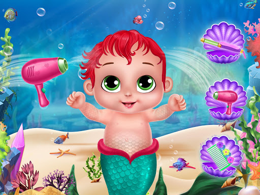 Little Mermaid Baby Care Ocean World apkdebit screenshots 8