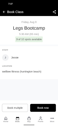 wellbee fitness Screen 3