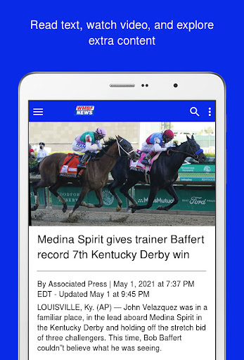Screenshot of WMBF News