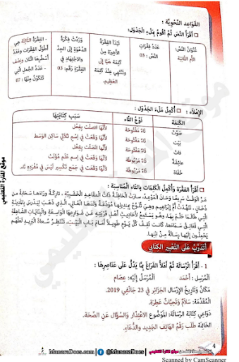 حلول كراس النشاطات لغة العربية Screen 3