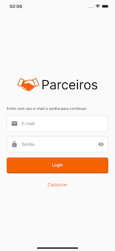 Android application Parceiros Fidelidade screenshort