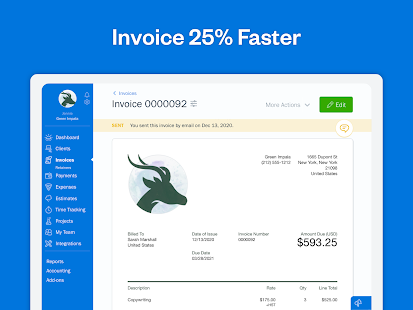 FreshBooks -Invoice+Accounting 1.20.8 APK screenshots 8