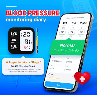 Blood Pressure Tracker Log