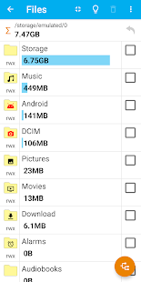 Storage Space Screenshot