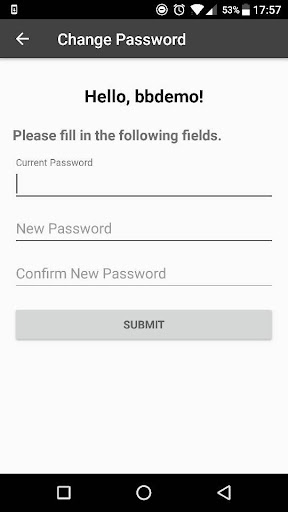 Android application BI On-The-Go screenshort