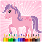 Pony Colouring and Painting Book  Icon