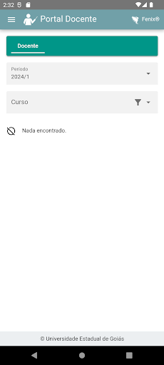 Portal do Docente Screen 3