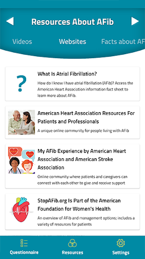 AFib 2gether™ Screen 3