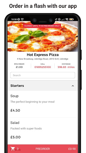 Hot Express Pizza Screen 2