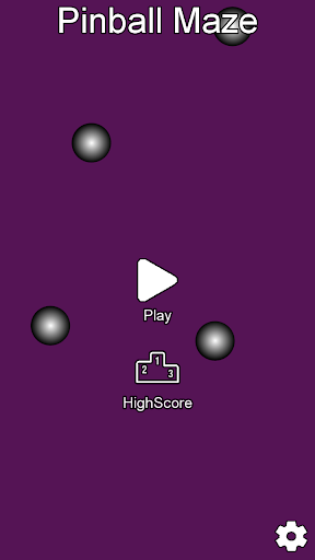Android application Pinball Maze screenshort