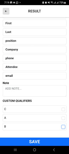 SMTA Badge Scanner Screen 3