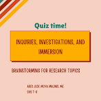 QUIZ GAME IN 3IS