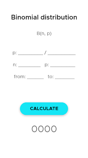 Binomial distribution Screen 3