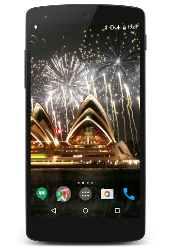 Fireworks Video Live Wallpaper Screen 3