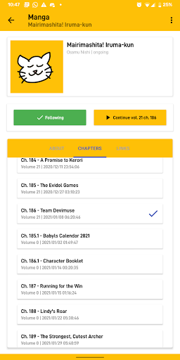 MobileMD - Mangadex client Screen 3
