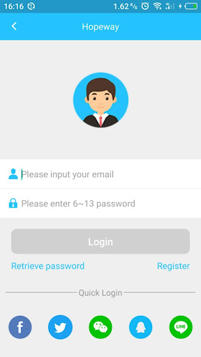 Android application Hopeway screenshort