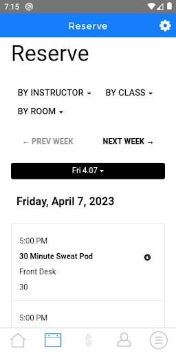 Bounce Back Fitness Screen 3