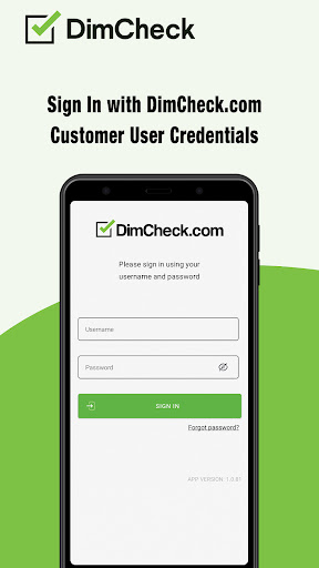 Android application DimCheck screenshort