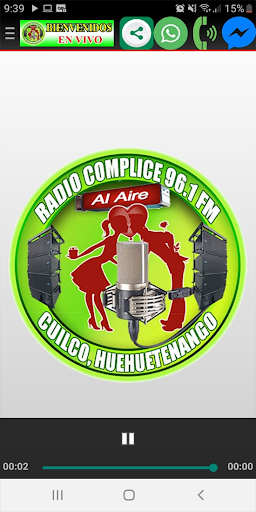 Android application Radio Complice Cuilco screenshort