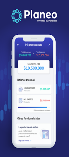 Android application Planeo screenshort