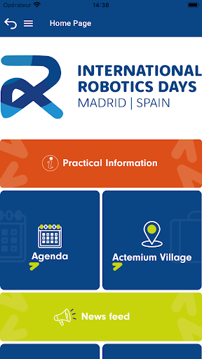 Android application Int. Robotics Days 2024 screenshort