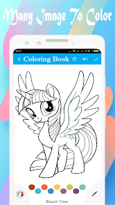 Captura de Pantalla 4 Pony Coloring Book android