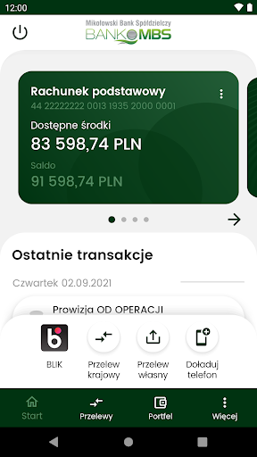 Android application MBS Bank screenshort