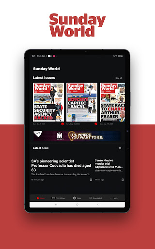 Android application Sunday World e-Edition screenshort