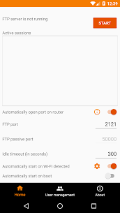 FTP 服务器 – 多个 FTP 用户 MOD APK（付费解锁）2