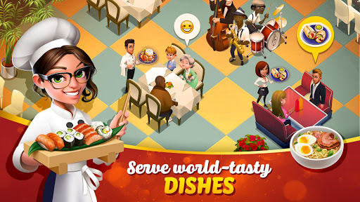 Tasty Town - Cooking & Restaurant Game ðŸ�”ðŸ�Ÿ apktreat screenshots 1