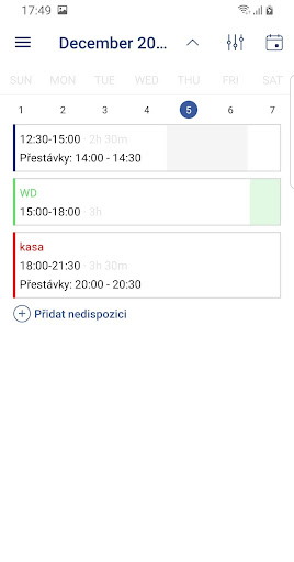 Tria Attendance Screen 2