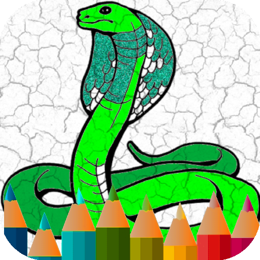 padrão de cobra colorir
