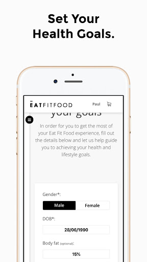 Eat Fit Food Screen 2