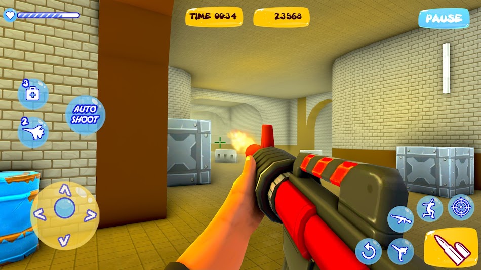 #6. FPS Battle Squad: Gun Games (Android) 由: Mini Boss Gunfire Games