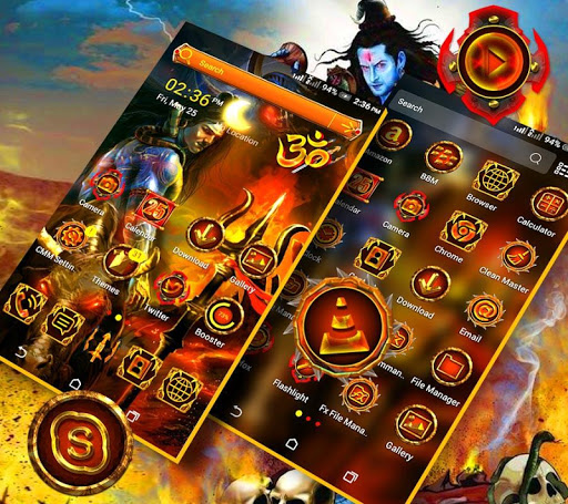 Lord Shiva Launcher Theme Screen 3