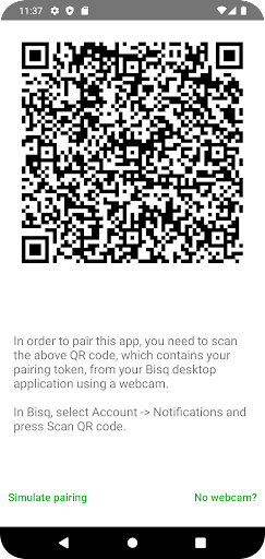 Bisq Notifications Screen 2
