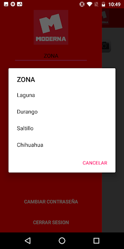 Consulta saldos Screen 2